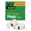 Magic Tape Refill, 1" Core, 0.5" x 36 yds, Clear, 12 Rolls/Pack1