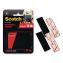 Extreme Fasteners, 1" x 3", Black, 2 Sets of Strips/Pack1