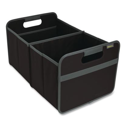 Classic Foldable Storage Box, Large, 2 Sections, 12.6 x 19.69 x 10.83, Lava Black1
