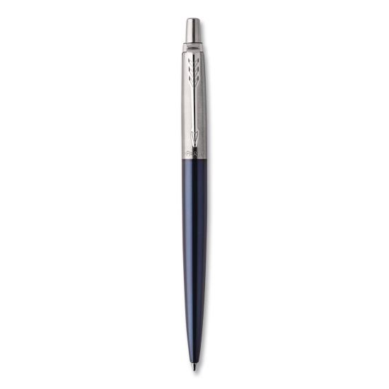 Jotter Ballpoint Pen, Retractable, Medium 0.7 mm, Blue Ink, Royal Blue/Stainless-Steel Barrel1