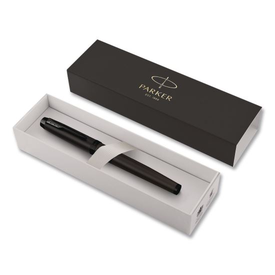 IM Rollerball Pen, Monochrome Collection, Stick, Fine, Black Ink, Matte Black/PVD Barrel1