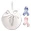 Babyprints Handprint or Footprint Keepsake Ornament Kit, 100% Baby Safe Impression Material/Shaping Ring/Ribbon/Pin1