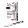 EnerGel Pearl Deluxe RTX Gel Pen, Retractable, Medium 0.7 mm, Black Ink, Pearl White/Smoke Barrel, Dozen1