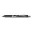 EnerGel RTX Gel Pen, Retractable, Bold 1 mm, Black Ink, Black/Gray Barrel, Dozen1