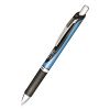 EnerGel RTX Deluxe Gel Pen, Retractable, Fine 0.5 mm, Black Ink, Black/Blue Barrel, Dozen2