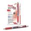 EnerGel RTX Deluxe Gel Pen, Retractable, Fine 0.5 mm, Red Ink, Red/Blue Barrel, Dozen1