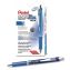 EnerGel RTX Deluxe Gel Pen, Retractable, Fine 0.5 mm, Blue Ink, Blue Barrel, Dozen1