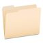 Earthwise by Pendaflex 100% Recycled Manila File Folder, 1/3-Cut Tabs: Assorted, Letter Size, 0.75" Expansion, Manila, 100/BX1