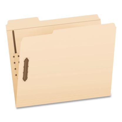 Manila Fastener Folders, 1/3-Cut Tab: Assorted, Expands 0.75", 2 Fasteners, Letter Size, 50/Box1