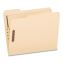 Manila Fastener Folders, 1/3-Cut Tab: Assorted, Expands 0.75", 2 Fasteners, Letter Size, 50/Box1