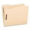 Heavy-Duty Fastener Folder, 1/3-Cut Tab: Assorted, Expands 0.75", 2 Fasteners, Letter Size, Manila, 50/Box1