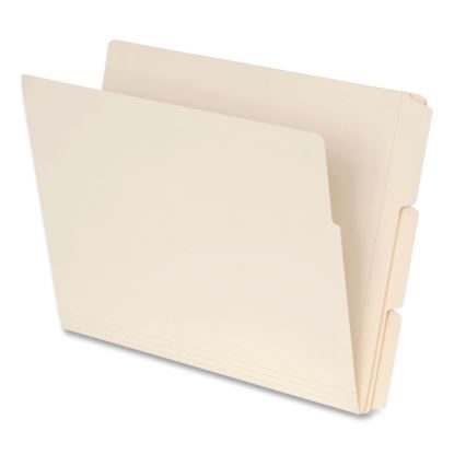Manila End Tab Expansion Folders, 1/3-Cut Tabs: Assorted, Letter Size, 0.75" Expansion, Manila, 100/Box1