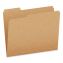 Kraft File Folders, 1/3-Cut Tabs: Assorted, Letter Size, 0.75" Expansion, Kraft, 50/Box1