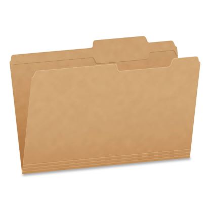 Kraft File Folders, 2/5-Cut Tabs: Right of Center, Legal Size, 0.75" Expansion, Kraft, 50/Box1