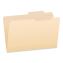 Manila File Folders, 2/5-Cut Tabs: Right, Legal Size, 0.75" Expansion, Manila, 100/Box1