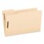 Manila Fastener Folders, 1/3-Cut Tab: Assorted, Expands 0.75", 2 Fasteners, Legal Size, Manila, 50/Box1