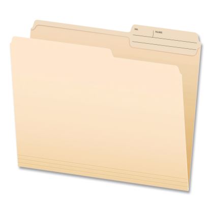 Manila File Folders, 2/5-Cut Tabs: Right, Letter Size, 0.75" Expansion, Manila, 100/Box1
