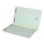 Colored Pressboard End Tab Fastener Folders, Straight Tab, Expands 1", 2 Fasteners, Legal Size, Light Green, 25/Box1