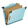 Hanging Classification Folders with Dividers, 2 Dividers, 2/5-Cut Exterior Tabs, Letter Size, Light Blue, 10/Box1