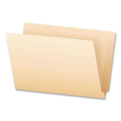 Manila End Tab Folders, Straight Tabs, Legal Size, Manila, 100/Box1