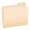 Reinforced Top Tab Manila File Folders, 1/3-Cut Tabs: Right Position, Letter Size, Manila, 100/Box1