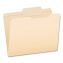Reinforced Top Tab Manila File Folders, 2/5-Cut Tabs: Right of Center Position, Letter Size, Manila, 100/Box1