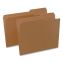 Reinforced Top-Tab File Folders, 2/5-Cut Tabs, Letter, Brown Kraft, 100/Box1