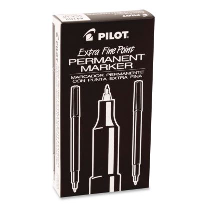 Extra-Fine Permanent Markers, Extra-Fine Tip, Black, Dozen1