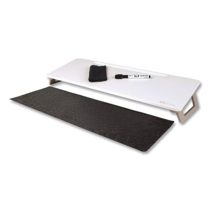 Magnetic Steel Dry Erase Desktop Computer Pad, 21 x 7.75, White Surface1