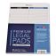 Premium Legal To-Do/Appointment List Pads, List Format, (30) Light Blue/Dark Blue/White Marble 8.5 x 11 Sheets, 2/Pack1