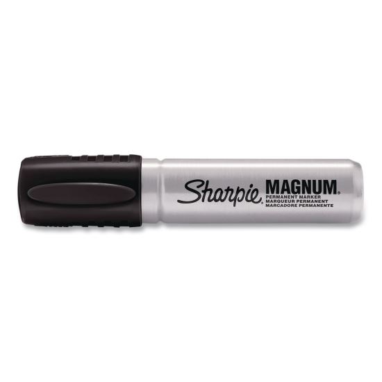 Magnum Permanent Marker, Broad Chisel Tip, Black, 72/Carton1