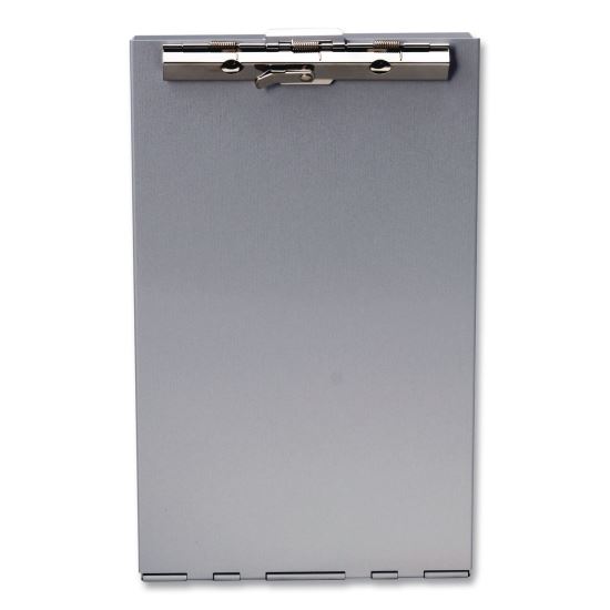 Redi-Rite Aluminum Storage Clipboard, 1" Clip Capacity, Holds 6 x 10 Sheets, Silver1