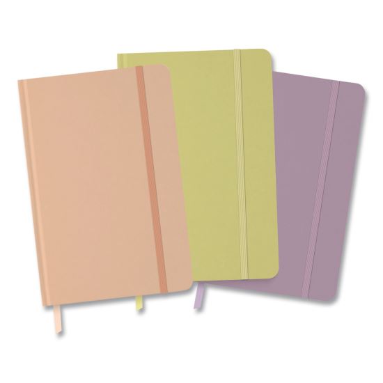 Hardcover Journal, (3) Peaceful Progress Themes, Medium/College Rule, Assorted Cover Colors, (64) 8.25 x 5.5 Sheets, 3/Pack1