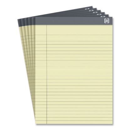 Achieve Notepad, Wide/Legal Rule, (50) Canary Yellow 8.5 x 11 Sheets, 6/Pack1