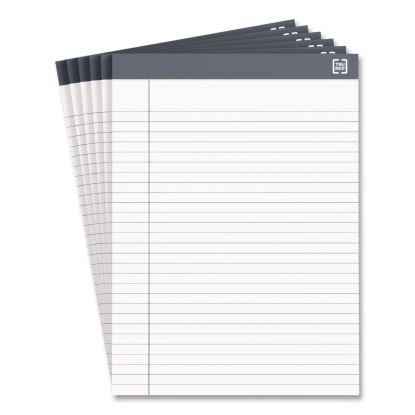 Notepads, Wide/Legal Rule, (50) White 8.5 x 11 Sheets, 6/Pack1