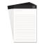Notepads, Narrow Rule, (50) White 5" x 8" Sheets, 6/Pack1