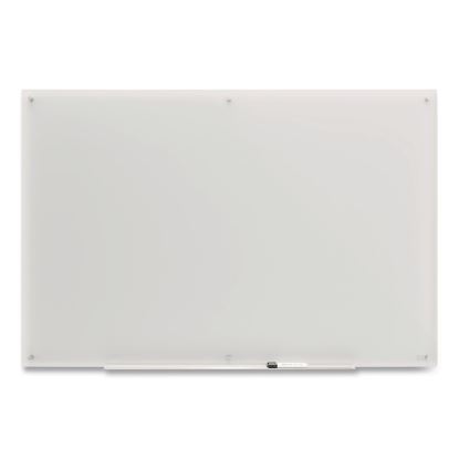 Tempered Glass Dry Erase Board, Frosted, 6 ft x 4 ft, White Surface1