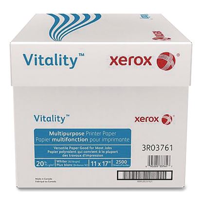 Vitality Multipurpose Printer Paper, 92 Bright, 20 lb Bond Weight, 11 x 17, White, 500 Sheets/Reams, 5 Reams/Carton1