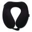 Memory Foam Fabric Travel Pillow, One Size Fits Most, 9.84 x 5.5 x 11, Black1