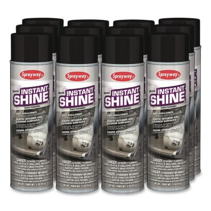 Instant Shine Silicone Spray, 12 oz Aerosol Can, 12/Carton1