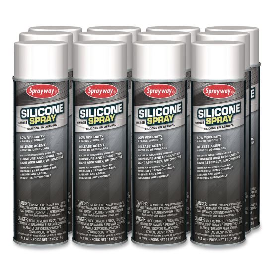 Silicone Spray, 20 oz Can, 12/Carton1