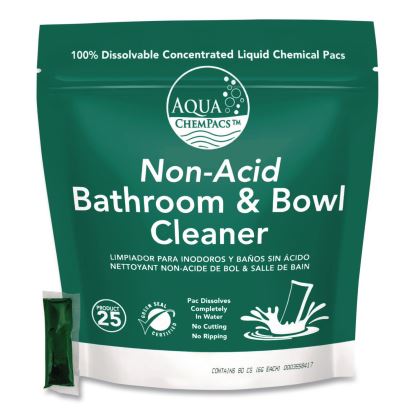 Non-Acid Bathroom and Bowl Cleaner, Lavender Scent, 6 g Packet, 80 Packets/Bag, 4 Bags/Carton1