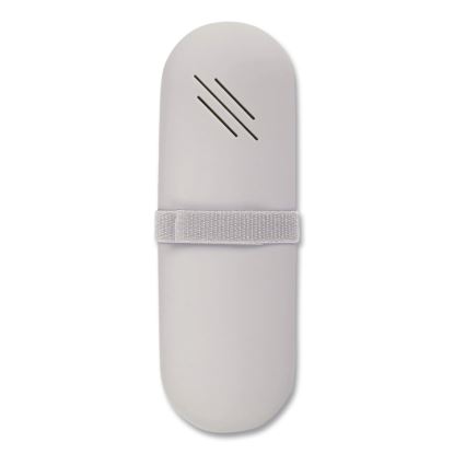 Silicone Travel Pouch, 3 x 1.3 x 9, Light Gray1