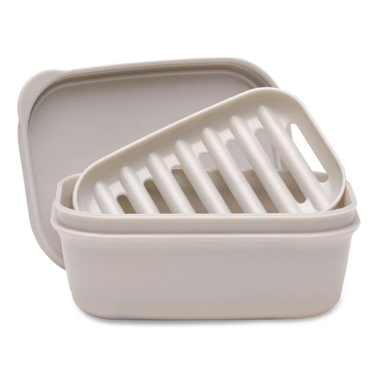 Travel Soap Box, Light Gray1
