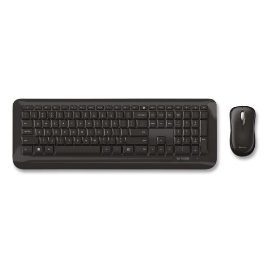 Wireless Desktop 850 Keyboard and Optical Mouse Combo, 2.4 GHz Frequency/15 ft Wireless Range, Black1
