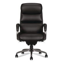 Aberdeen Executive Chair, Supports Up to 275 lb, 21" to 25" Seat Height, Black Seat and Back, Gray Base1