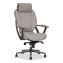 Vannes Ergonomic Executive Chair, Supports Up to 275 lb, 20.5" to 23.5" Seat Height, Light Gray Seat and Back, Dark Gray Base1