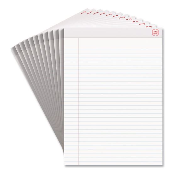 Notepads, Wide/Legal Rule, (50) White 8.5 x 11 Sheets, Dozen1
