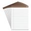 100% Recycled Notepads, Wide/Legal Rule, (50) White 8.5 x 11 Sheets, Dozen1
