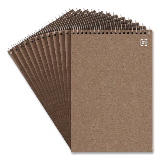 100% Recycled Steno Pads, Gregg Rule, (80) White 6 x 9 Sheets, 12/Pack1